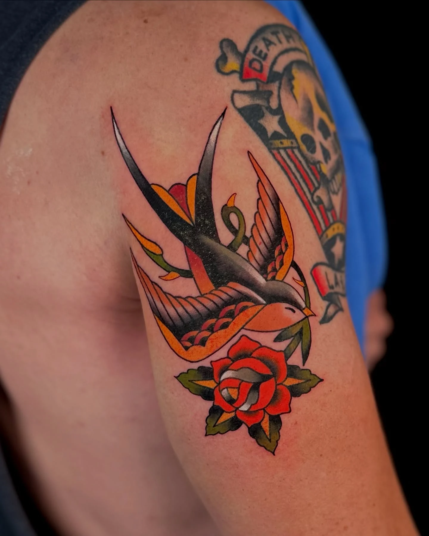Yüzey Etüdü — Skin Design Tattoos — geleneksel dövme çalışması